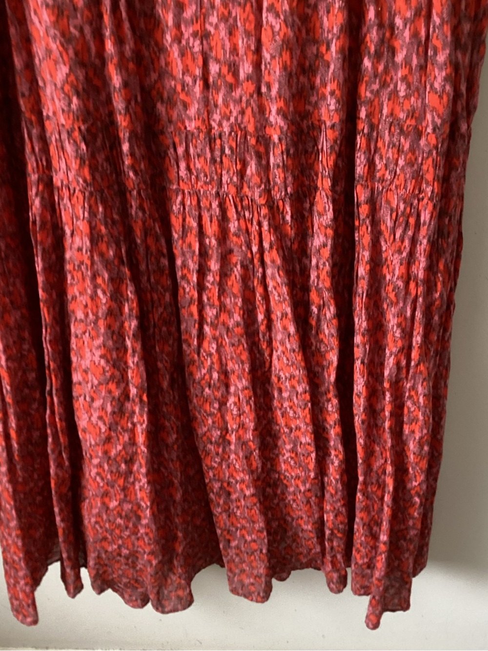 Joie Red Floral Maxi Dress - Picture 4 of 8